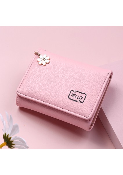 Yeşil Stil 2021 Yeni Şirin Kadın Cüzdan Kısa Kız Püsküllü Bayan Yumuşak Küçük Bozuk Para Cüzdanı Kartlık Halter (Yurt Dışından) modelleri