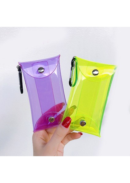 No.8 Stili Yeni Şeffaf Pvc Anahtar Cüzdanı Kılıfı Zincir Halkası Kese Araba Anahtarlık Ev Temizlikçi Kadınlar Madeni Para Çantası Mini Ruj Saklama Çantası (Yurt Dışından) modelleri