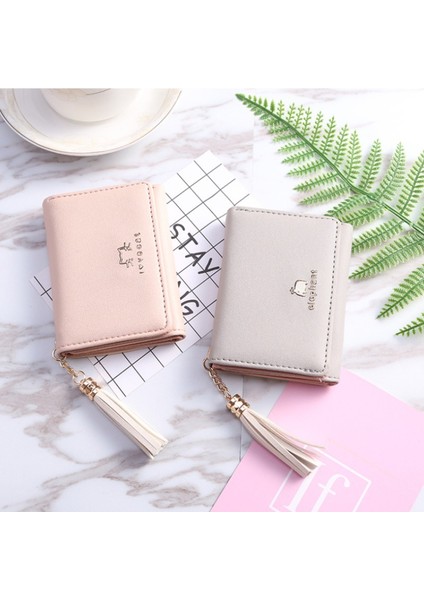 Gri Tarzı Küçük Cüzdan Madeni Tarzı Kadın Cüzdanı Kartlık Kılıf Süsü Tarzı Bayan Kartlık Kılıfı Tarjetero (Yurt Dışından) fiyatları