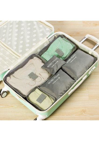 Bordo Tarzı 8 Renk Yeni Gelen Seyahat Düzenleyici Çanta Kıyafet Torbası Taşınabilir Depolama Kutusu Valiz - (Yurt Dışından) fiyatları