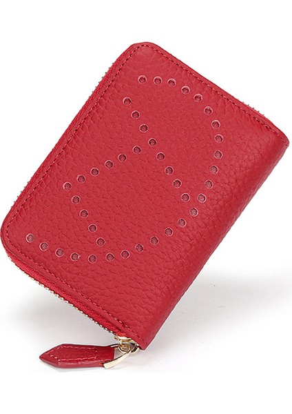 Yw Tarzı Küçük Delikli H Bayan Cüzdan Kısa Inek Derisi Kimlik Kredi Kartı Tutucu Isim Kartları Kılıf Cepler Düzenleyici Para Telefon Madeni Para Çanta (Yurt Dışından) fiyatları