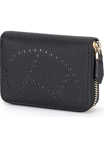 Yw Tarzı Küçük Delikli H Bayan Cüzdan Kısa Inek Derisi Kimlik Kredi Kartı Tutucu Isim Kartları Kılıf Cepler Düzenleyici Para Telefon Madeni Para Çanta (Yurt Dışından) modelleri