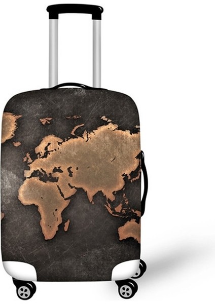 H5865F26 Stili M Beden Ince Seyahat Valizleri Koruyucu Kılıfı 24 Inç Tekerlekli Çantalara Su Geçirmez Elastik Bavul Toz Yağmurluk Kapakları (Yurt Dışından)