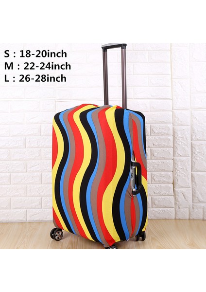 Kırmızı Stil S Beden Yol Üzerinde Seyahat Eğlenceli Moda Valiz Kılıfı Koruyucu Kapak Seyahat Aksesuarları Için Inç Uyumlu (Yurt Dışından) modelleri