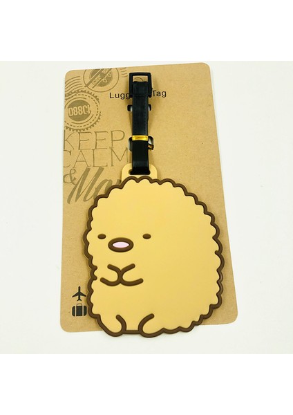 Siyah Stil Ivyye Sumikko Gurashi Rol Anime Seyahat Aksesuarları Bagaj Etiketi Valiz Kimlik Adres Taşınabilir Etiket Bagaj Etiketleri Hediye Yeni (Yurt Dışından)