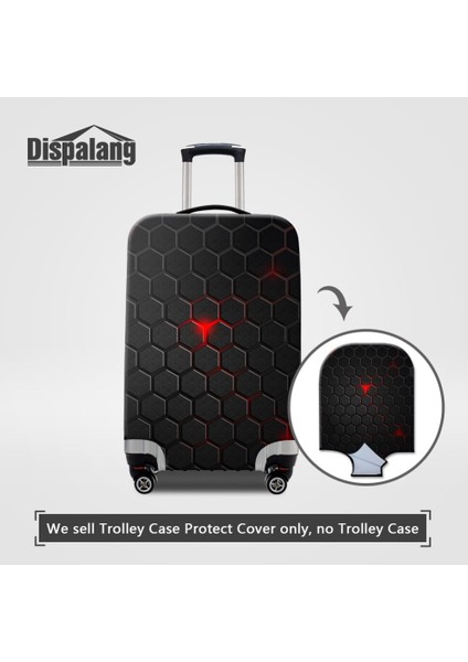 Çoklu Stil L Beden Özel Tasarım Elastik Valiz Kılıfı Xl Için Inçlik Kılıflar Geometrik Çizgili Çanta Kılıfı Valiz Koruyucu (Yurt Dışından) modelleri