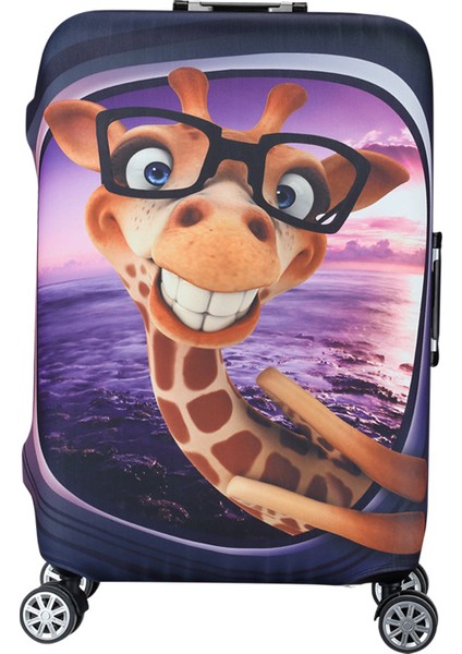 No.3 Tarzı Xl Beden Yüksek Kaliteli Kalın Seyahat Valizi Kılıfı Sevimli Karikatür 3D Hayvanlı Tekerlekli Baga Kılıfı Elastik Koruma Kılıfı Toz Kapağı (Yurt Dışından) fiyatları