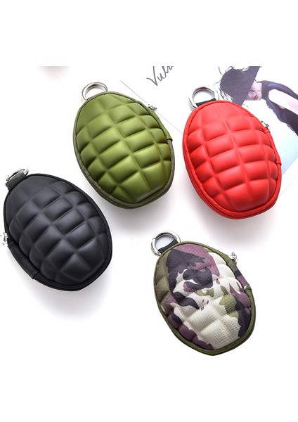 Kırmızı Anahtar Çanta Stili Yeni Pu Anahtar Tutucu Cüzdanlar Unisex Oval Kulaklık Kılıfı Çanta Hizmetçi Anahtarlar Için Organizatör Cüzdan Araba Anahtar Çantası (Yurt Dışından)