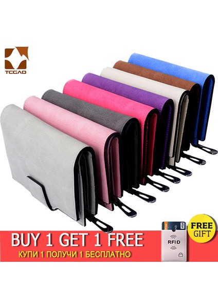 Kahve Stili Kadın Cüzdanı Küçük Cartera Mujer Çanta Kadın Cüzdan Kart Tutucuları Lüks Cüzdanlar Tasarımcı Damski Portefeuille Femme (Yurt Dışından) fırsatları