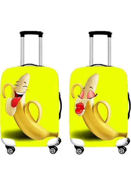 2 Bagaj Kapağı Stili L Beden Sarı Muz Desenli Valiz Koruyucu Kılıf Moda Toz Geçirmez 19''-32'' Valiz Için Seyahat Aksesuarları (Yurt Dışından) fiyatları