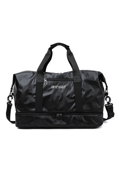 Siyah Stil Yeni Su Geçirmez Seyahat Spor Çantası Bayanlar Için Açık Spor Jimnastik Çantaları Kadınlar Oxford Fitness Depolama Tote Ayakkabı Erkekler Eğitim Çantası 2022 (Yurt Dışından)