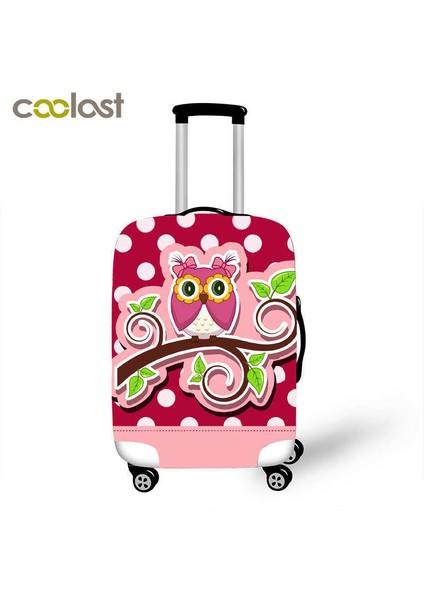 PXTMTY08 Stili Xl Beden Sevimli Baykuş Lastikli Valiz Koruyucu Kapak Seyahat Aksesuarları Anti-Toz Valiz Kılıfı Su Geçirmez Seyahat Çantası Kılıfı - Türkçe (Yurt Dışından) indirimleri