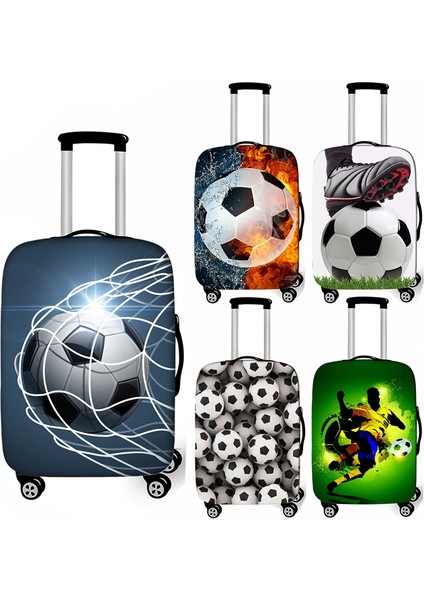 Kumral Tarzı S Beden Sporcu Valiz Korumalı Kılıf Seyahat Valiz Kapağı Futbol Lastikli Bavul Kılıfı Toz Geçirmez Seyahat Aksesuarı (Yurt Dışından) modelleri