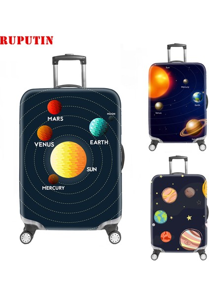 J Tarzı M Beden Yeni Uzay Seyahat Valizi Koruyucu Kılıf Toz Geçirmez ve Çizilmeye Dayanıklı Elastik Kutu Kapağı Kalın 3D Seyahat Çantası Toz Kapağı (Yurt Dışından) modelleri