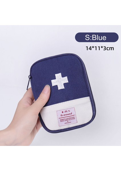 S Tarzı Taşınabilir Depolama Çantası Ilk Yardım Acil Tıp Çantası Açık Hap Kurtarma Organizatörü Acil Setler Paketi Seyahat Aksesuarları (Yurt Dışından)