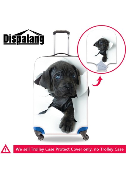 Sarı Stil M Beden At Kılıflı Seyahat Çantası Koruyucu Kapak Için Elastik Fermuarlı At Baskılı Kalın Valiz Korumalı Kılıf (Yurt Dışından)