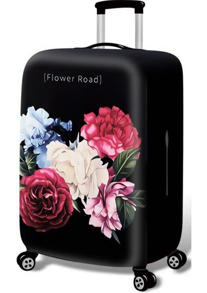 No.4 Tarzı S Beden Sarı Balina Grubu Valiz Koruyucu Kılıf Seyahat Aksesuarı Elastik Valiz Kılıfı Için (Yurt Dışından)