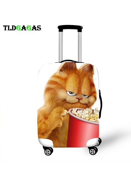 G Tarzı S Beden Elastik Valiz Koruyucu Kılıf Kılıf Kılıfı Trolley Kılıflar Kapaklar 3D Seyahat Aksesuarları Kedi Desenli (Yurt Dışından)