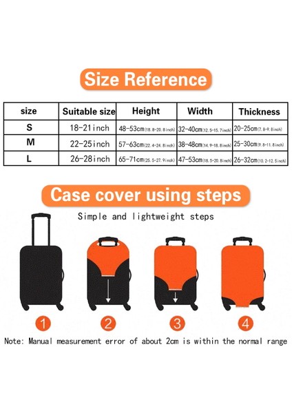 1TRAVEL001 Stili M Beden 2022 Yeni Kalın Elastik Dünya Haritası Valiz Koruyucu Kılıf Seyahat Kılıfları Aksesuarları Için Inç Bagaj Bavul Kapağı Tekerlekli Kapaklar (Yurt Dışından) fiyatları