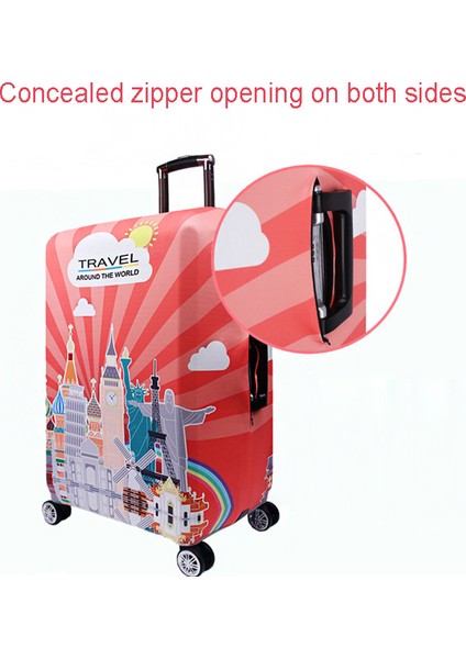No.10 Tarzı Xl Beden Yeni Seyahat Kalın Valiz Kılıfı Bagaj Için Koruma Kapağı 18 '' -32 '' Elastik Valiz Kapağı Mükemmel Uygula (Yurt Dışından) fiyatları