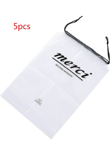 5 Adet Tarzı Şeffaf Kozmetik Çanta Seyahat Ayakkabı Giysi Fermuarlı Kılıf Tuvalet Yıkama Güzellik Kiti Organizatör Seyahat Depolama Poşeti (Yurt Dışından)