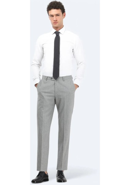 Beyaz Düz Slim Fit Dokuma Klasik Pamuk Karışımlı Gömlek fırsatları