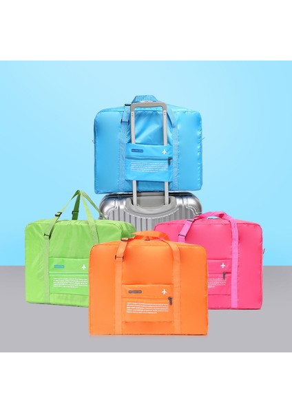 Yeşil Stil Kadınların Büyük Kapasiteli Taşınabilir Seyahat Çantası Katlanabilir Valiz Hafta Sonu Çantası Uçak Düzenleyici Çanta Seyahat Aksesuarları Paketleme Küpleri (Yurt Dışından) fiyatları