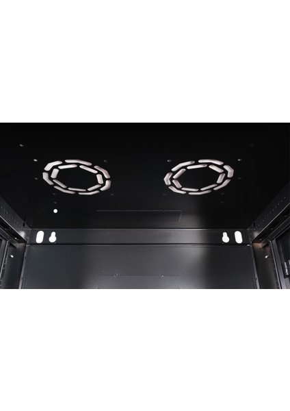 - 4u 19" Duvar Tipi Rack Kabinet – Genişlik: 600 mm | Derinlik: 450 mm – Siyah