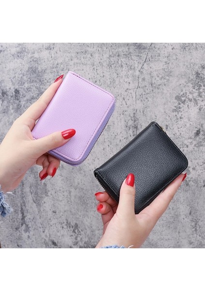 Mor Tarzı Bayan Cüzdan Pu Deri Kımlık Kredi Kartı Tutucu Cüzdanlar Kadın Küçük Bozuk Para Cüzdanı Kadın Para Çantası Mini Cüzdan Kart Cüzdanı Bayanlar Için (Yurt Dışından) fiyatları