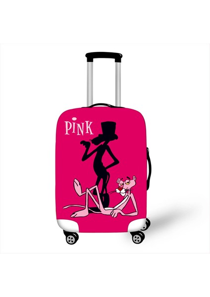 No.11 Stili Xl Beden Sevimli Dolgulu Bagaj Koruyucu Kılıf Pembe Oyuncu Leopar Baskılı Seyahat Aksesuarı Uygun Inç Valiz Kılıfı (Yurt Dışından) modelleri