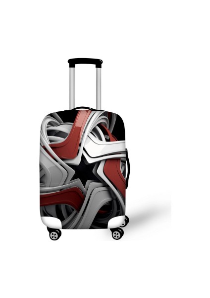 D0996F26 Stili Xl Beden Ince Seyahat Valizleri Koruyucu Kılıfı 24 Inç Tekerlekli Çantalara Su Geçirmez Elastik Bavul Toz Yağmurluk Kapakları (Yurt Dışından)