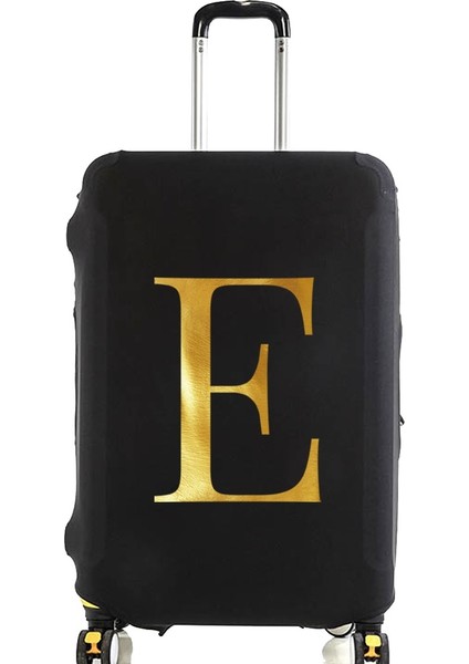 8 Harflie Stili M Beden Bavul Kılıfı Valiz Koruyucu Kapak Mektup Ad Desen Seyahat Aksesuarları Elastik Bagaj Toz Kapağı Bavul Uygula (Yurt Dışından)