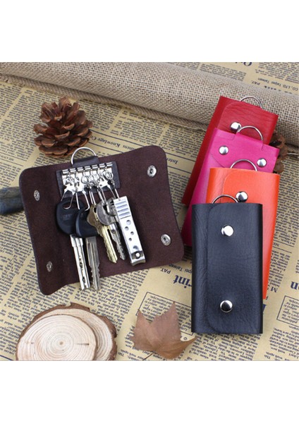 Kahve Stili 2020 Kadın Erkek Anahtar Tutucuları Vintage Anahtarlar Organizatörü Moda Katı Araba Anahtarlık Kapıcı Anahtarlık Kılıfı Anahtar Cüzdanı Anahtarlık Anahtarlık (Yurt Dışından) fiyatları