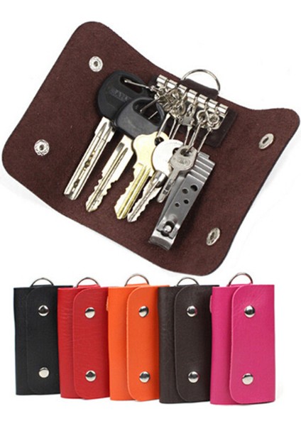 Kahve Stili 2020 Kadın Erkek Anahtar Tutucuları Vintage Anahtarlar Organizatörü Moda Katı Araba Anahtarlık Kapıcı Anahtarlık Kılıfı Anahtar Cüzdanı Anahtarlık Anahtarlık (Yurt Dışından) fırsatları