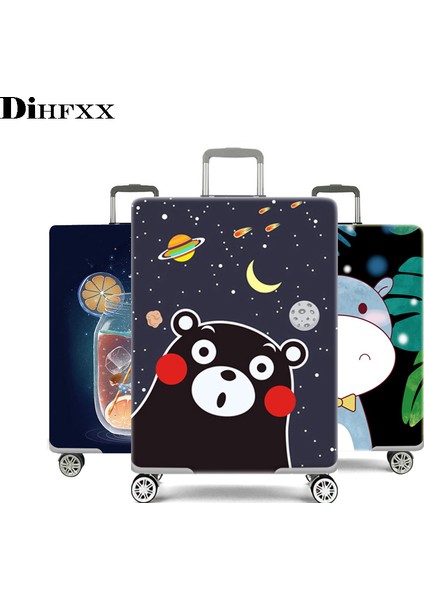 Gül Tarzı Xl Beden Seyahat Valizi Koruyucu Kılıf Elastik Bagaj Toz Kapağı 18''-32'' Valizlere Uygundur (Yurt Dışından) fiyatları