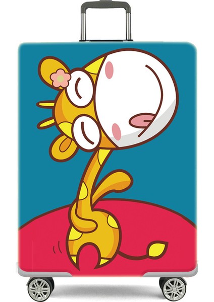 Gül Tarzı Xl Beden Seyahat Valizi Koruyucu Kılıf Elastik Bagaj Toz Kapağı 18''-32'' Valizlere Uygundur (Yurt Dışından) indirimleri