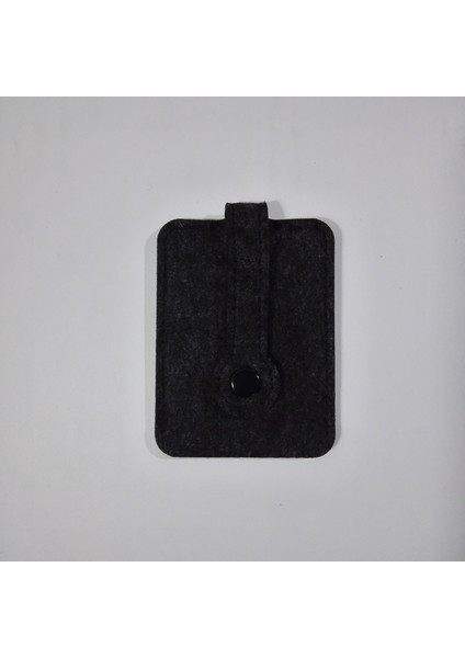 Siyah Stil Yeni Moda Araba Anahtar Çantası Cüzdan Kılıfı Keçe Anahtarlık Tutucu Cebi Anahtar Organizatör Torba Erkekler Için Hizmetçi (Yurt Dışından)