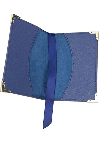 Mavi Etiket Küçük Stil Monogramlı Baş Harf Deri Pasaport Kılıfı Valiz Etiketi Pasaport Kapak Seti Seyahat Aksesuarları (Yurt Dışından)