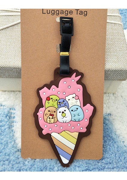 Kumral Tarzı Ivyye Sumikko Gurashi Anime Seyahat Aksesuarları Bagaj Etiketi Valiz Kimlik Adres Taşınabilir Etiketler Tutucu Bagaj Etiketleri Yeni (Yurt Dışından)