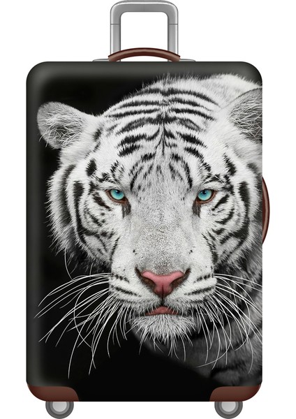 No.15 Tarzı L Beden 3D Ejderha Hayvan Baskılı Esnek Seyahat Valiz Kılıfı Korumalı Kapak Trunk Kılıfı Uygulamalığına Göre (Yurt Dışından) fırsatları