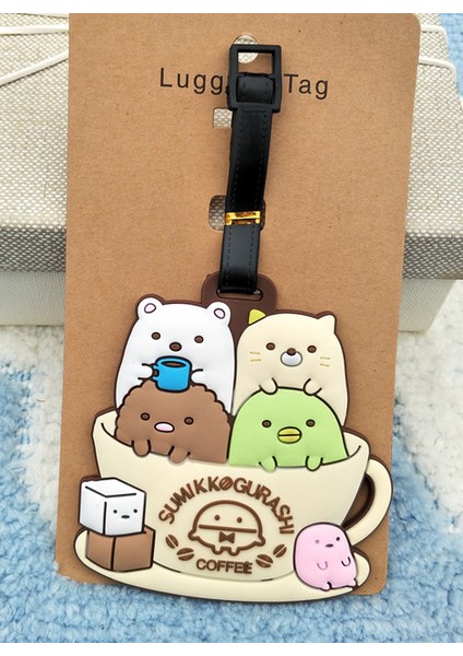 Nude Tarzı Ivyye Sumikko Gurashi Rol Anime Seyahat Aksesuarları Bagaj Etiketi Valiz Kimlik Adres Taşınabilir Etiket Bagaj Etiketleri Hediye Yeni (Yurt Dışından)