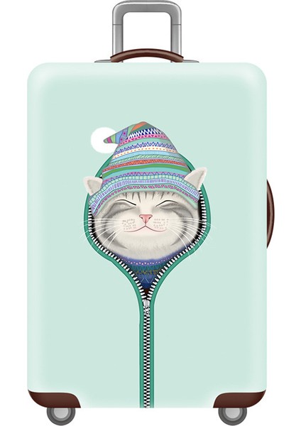 B Bagaj Kapağı Stili M Beden Elastik Valiz Korumalı Kapaklar Inç Seyahat Aksesuarları Için Valiz Kılıfı Toz Koruyucu Kapak Çantası Takımı (Yurt Dışından)