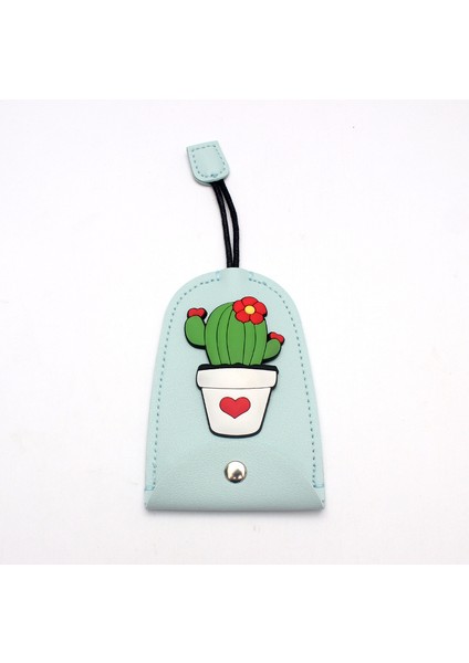 No.11 Stili Güzel Çiçekler Kaktüs Çekme Tipi Anahtar Çantası Pu Deri Anahtar Cüzdanları Ev Sahipleri Araba Anahtar Tutucu Kılıfı Yeni Deri Anahtarlık Pochette (Yurt Dışından)