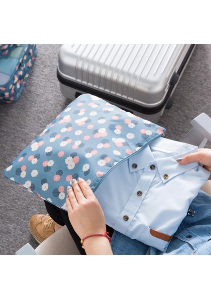 Şeftali Tarzı Su Geçirmez Giyim Düzenleyici Taşınabilir Saklama Çantası Seyahat Düzenleyici Çanta - 6 In 1 Kore Tarzı Seyahat Çantası Kadın Depolama Çantası (Yurt Dışından) fiyatları