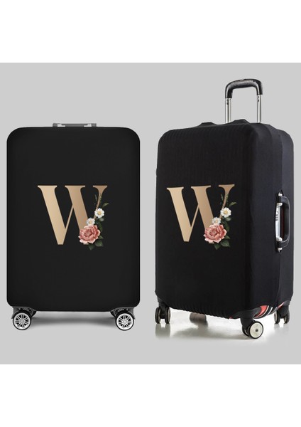 8ALTIN M Tarzı M Beden Inç Seyahat Elbise Çantası Koruyucu Kılıf, Daha Kalın Bagaj Koruması Kapak 26 Harf Altın Serisi Seyahat Aksesuarları (Yurt Dışından) indirimleri