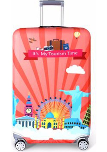 Kedi Stili M Beden Seyahat Valizi Koruyucu Kılıf Elastik Bagaj Toz Örtüsü 18''-32'' Valiz Üzerine Uygundur (Yurt Dışından) fiyatları