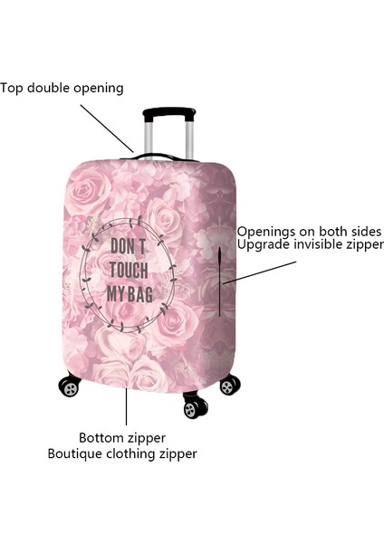 Desen 8 Stili L Beden Seyahat Aksesuarları Koruyucu Kapak Çizgi Film Su Geçirmez Valiz Toz Kapak Elastik Valiz Toz Kapak Kalın Valiz Kapak (Yurt Dışından) fırsatları