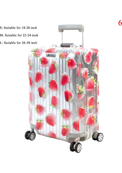 No.1 Tarzı M Beden Renkli Seyahat Valizi Korumalı Bavul Kılıfı Tekerlekli Bavul Aksesuarları Seyahat Valizi Toz Kapağı F 26 Inç Çanta (Yurt Dışından) indirimleri