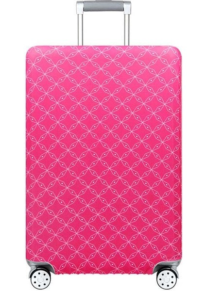No.4 Tarzı S Beden Seyahat Bavul Kılıfı Seyahat Valizi Koruyucu Kılıf Trolley Bavul Çantası Kılıfı Kalın Elastik Seyahat Bavul Toz Kılıfı (Yurt Dışından)