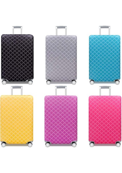 No.7 Tarzı M Beden Seyahat Bavul Kılıfı Seyahat Valizi Koruyucu Kılıf Trolley Bavul Çantası Kılıfı Kalın Elastik Seyahat Bavul Toz Kılıfı (Yurt Dışından) indirimleri